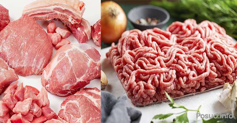 мясо та фарш