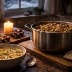 Домашня кухня взимку без світла